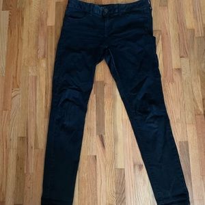 Size 10 black super stretch AE jeggings!